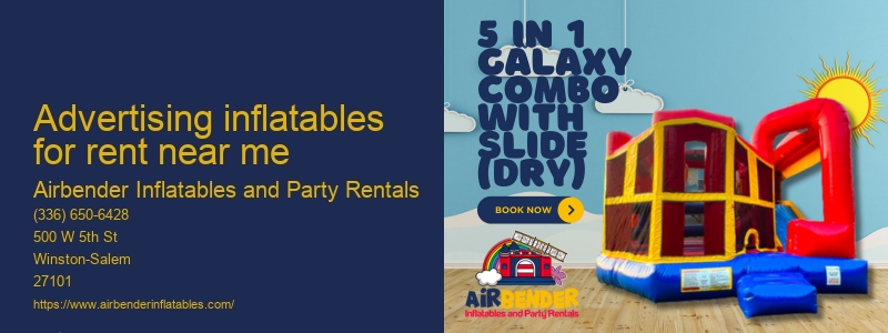 Inflatable air dancer rental near me