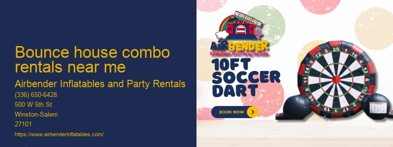 Inflatable party rentals for adults near me