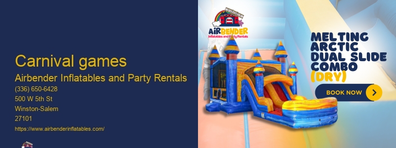 Water inflatables rental near me