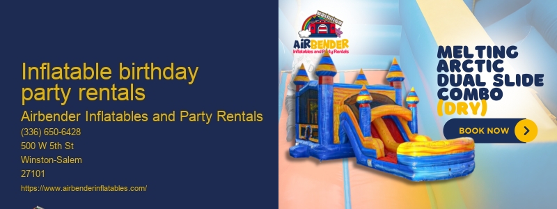 Tent and bounce house rentals near me