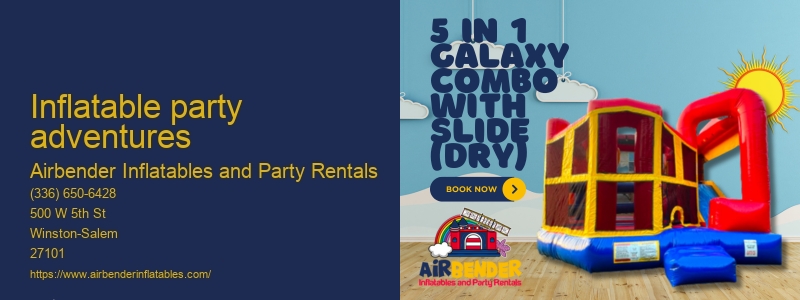 Birthday party inflatable rentals near me