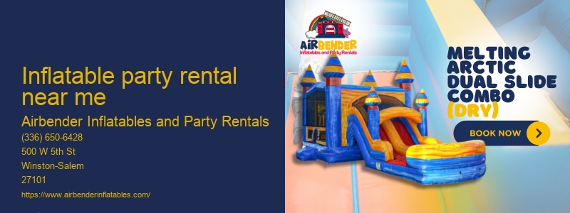 Inflatables bounce house near me