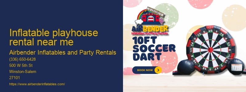 Combo bounce house rental near me