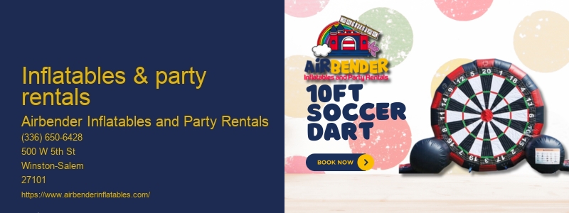 Bounce house and party rentals near me