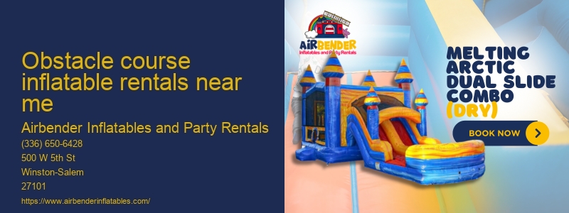 Inflatable party rentals for adults near me