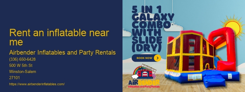 Party rentals bounce house rentals near me