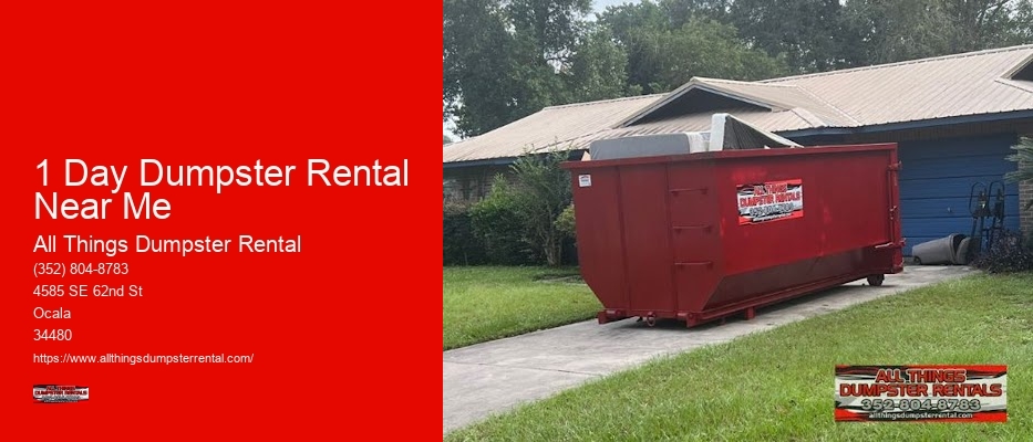 Residential Dumpster Rental