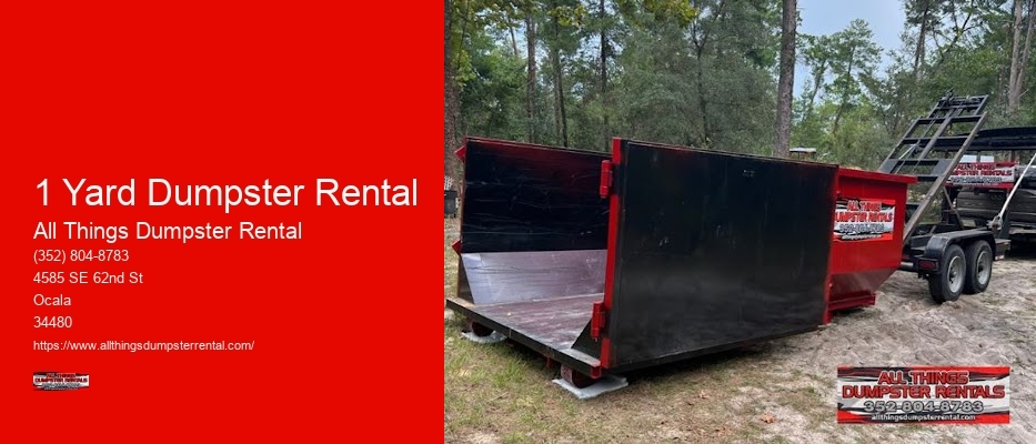 Small Business Dumpster Service