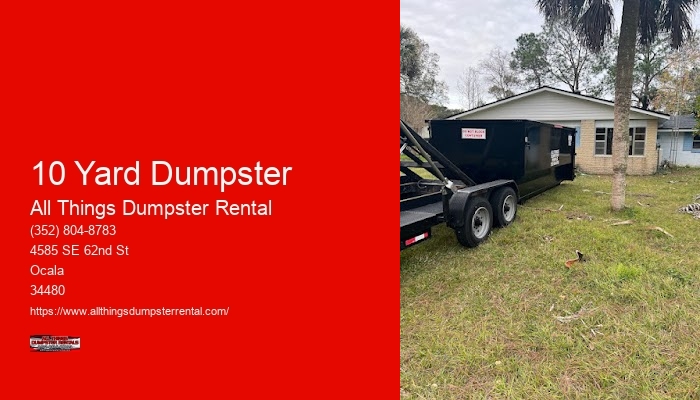 6 Yard Dumpster Rentals Near Me