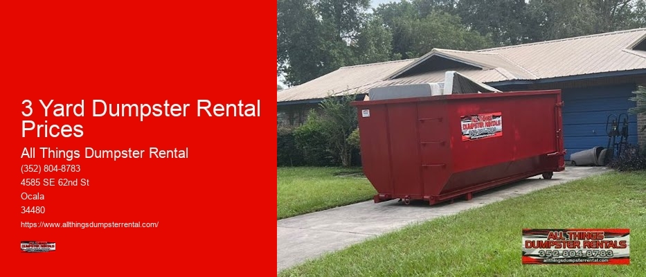 3yd Dumpster Rental Near Me