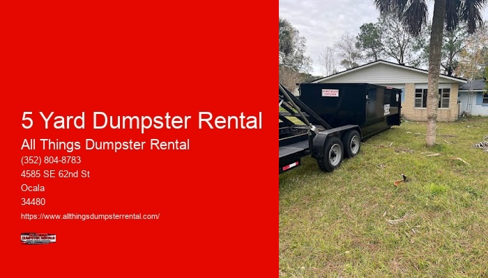 Dumpster Rental Near Me