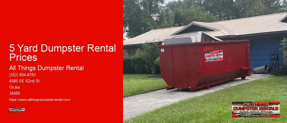 9 Yard Dumpster Rental