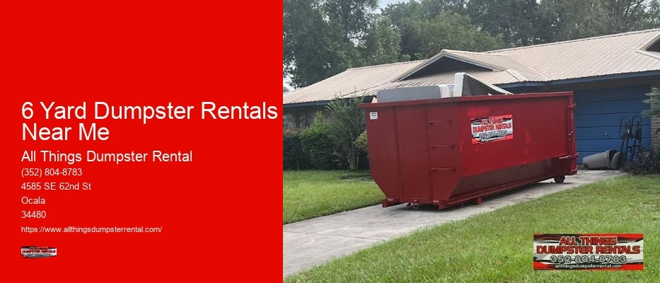 4 Yard Dumpster Rental Near Me