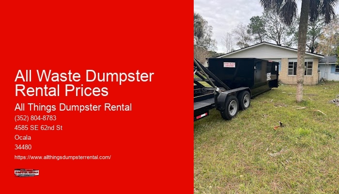 Dumpster Rental Services