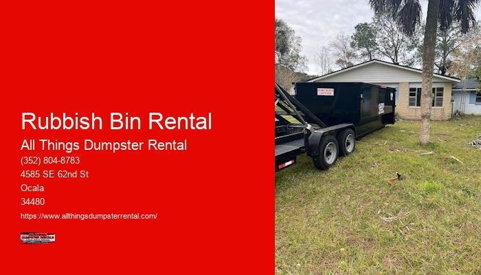 5 Yard Dumpster Rental Prices