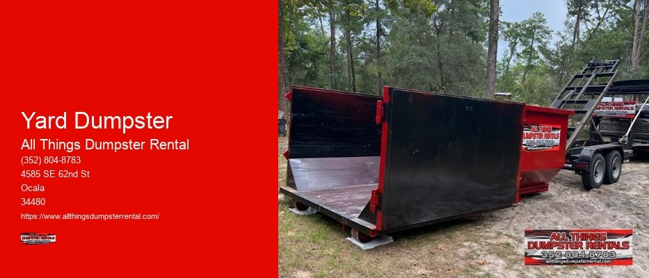 3yd Dumpster Rental Near Me