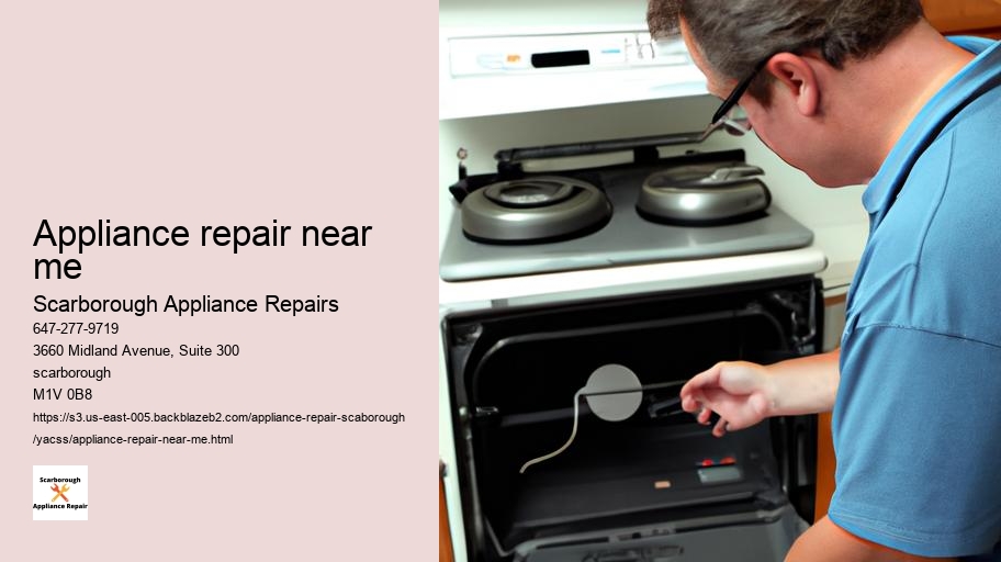 How to Find a Reliable Appliance Repair Technician in Scarborough