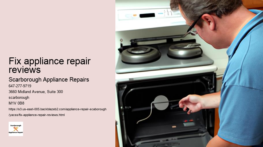 Common Appliance Issues and How to Fix Them: A Scarborough Guide
