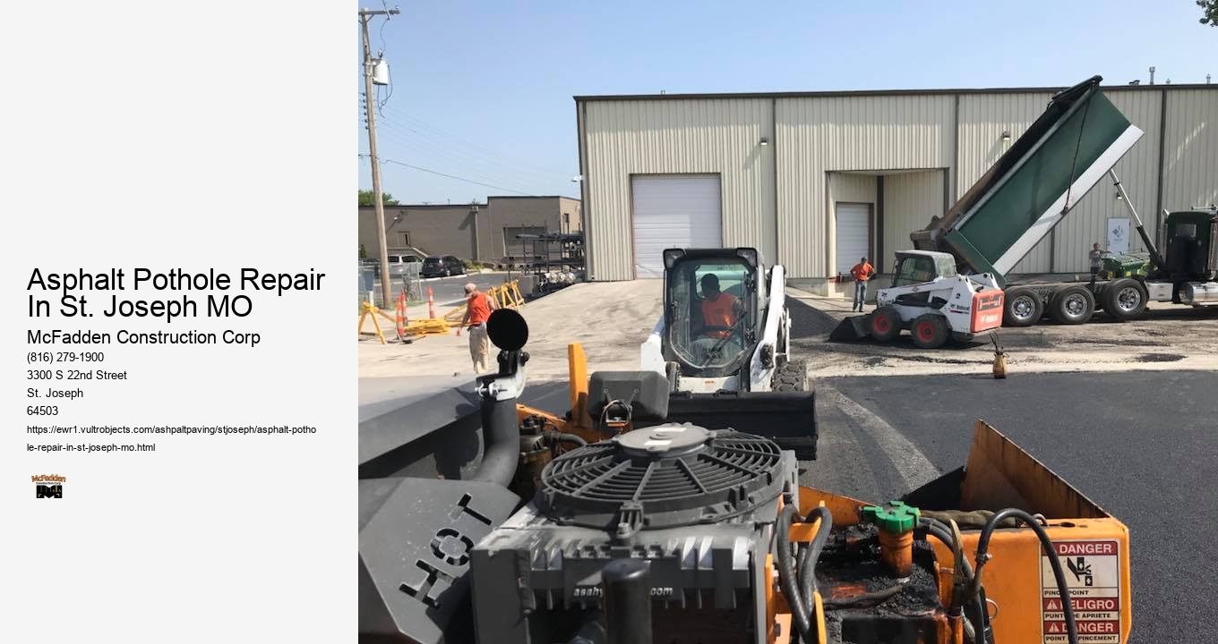 Asphalt Pothole Repair In St. Joseph MO