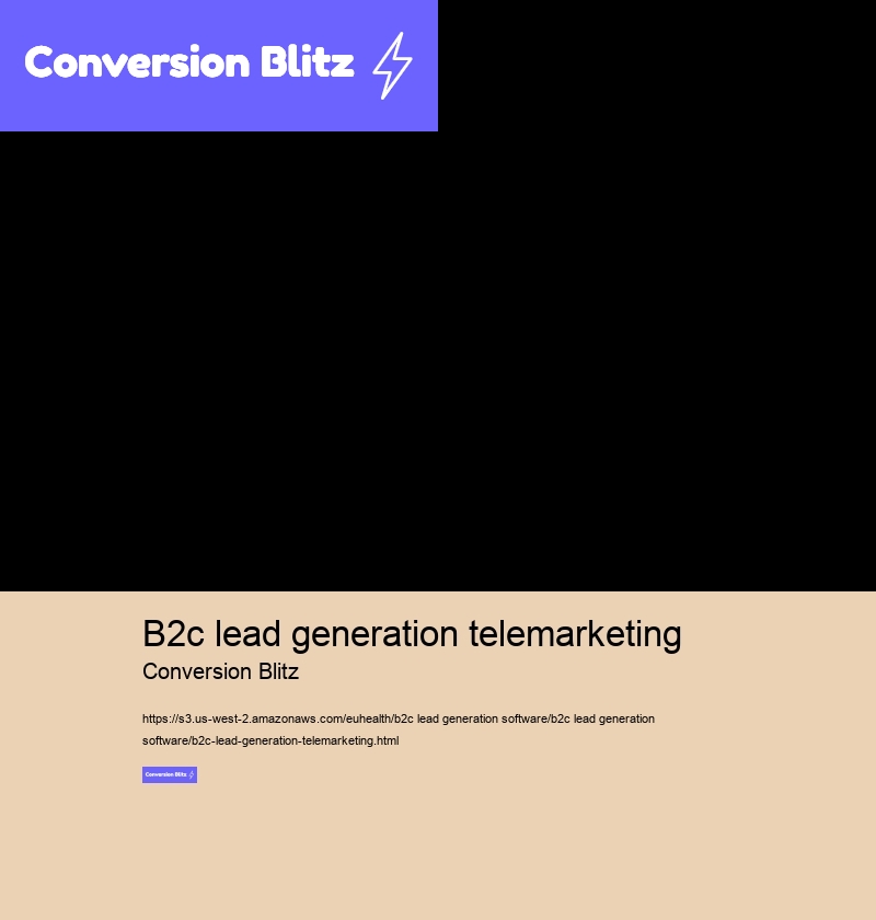 b2c lead generation telemarketing