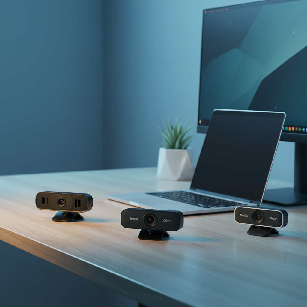 Best Webcams with Noise‑Cancelling Dual Microphones