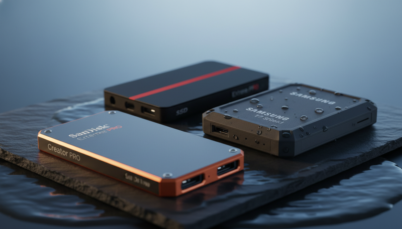 Best External SSDs with Water and Dust Resistance (IP65 or Higher)