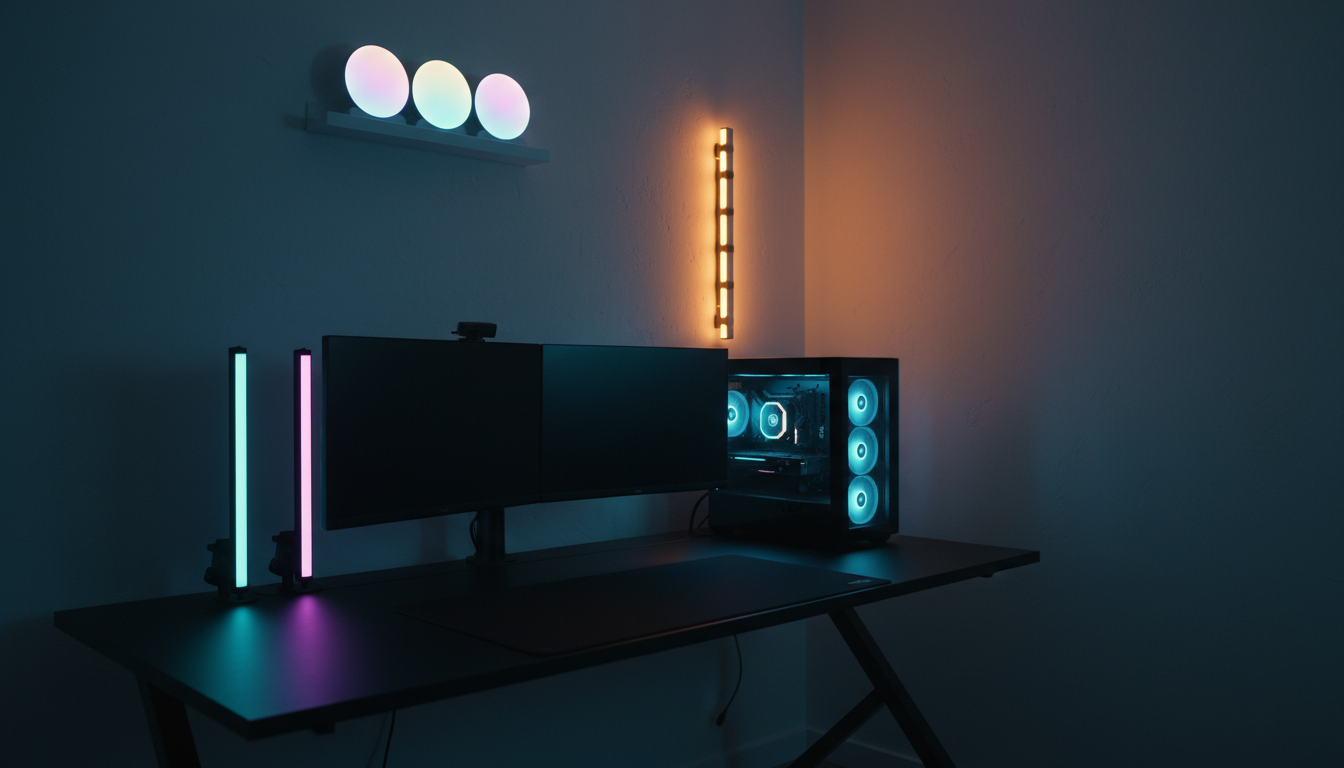 Best Gaming Lighting with Alexa or Google Assistant Compatibility