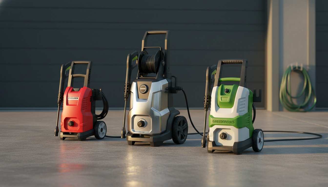 Best High-Pressure Washers with Integrated Detergent Tank or Foam Cannon