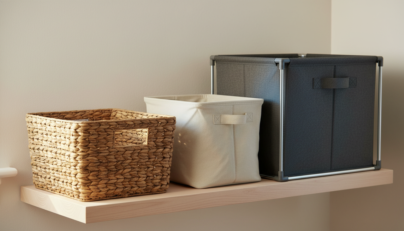 Best Shelving Baskets with Collapsible Design