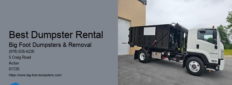 best way dumpster rental