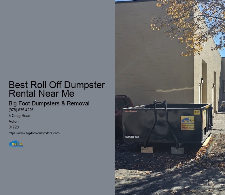 price of dumpster rental