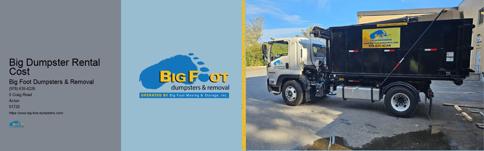 Big Dumpster Rental Cost