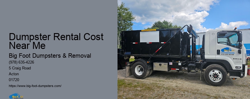 dumpster rental cost