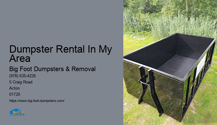 best roll off dumpster rental near me