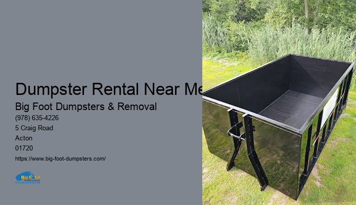 junk removal dumpster rental