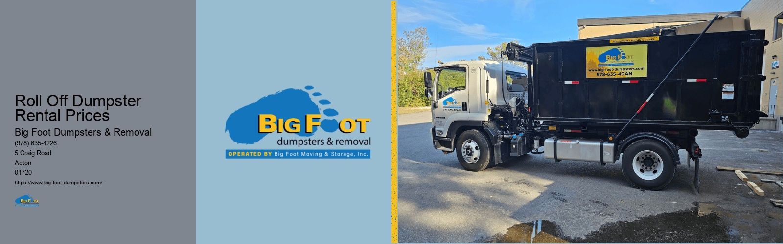 Roll Off Dumpster Rental Prices