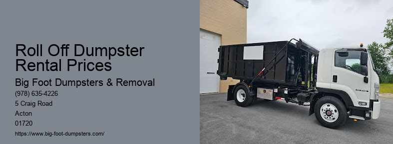 portable dumpster rental