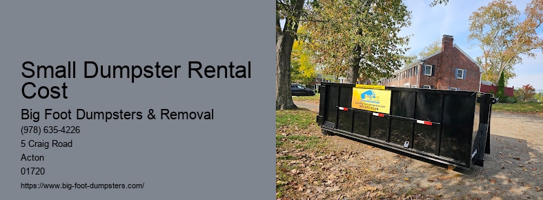 driveway dumpster rental