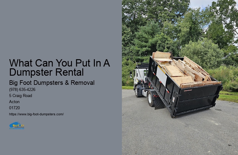 roll off dumpster rental