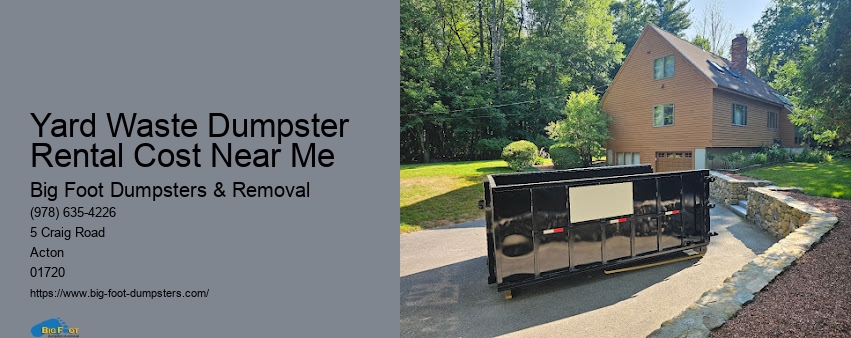 dumpster rental cost near me