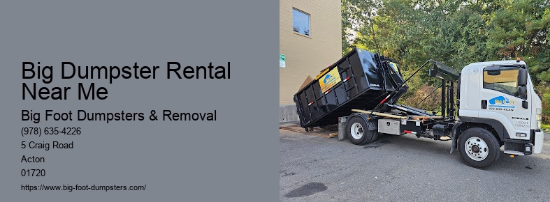 concrete dumpster rental