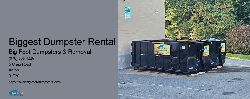 driveway dumpster rental