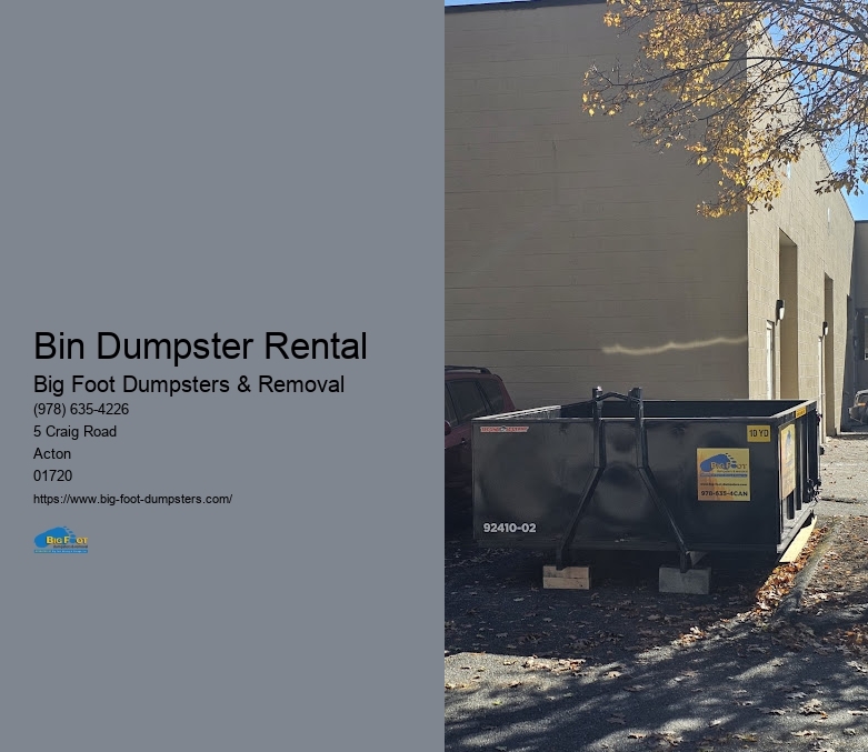 green dumpster rental