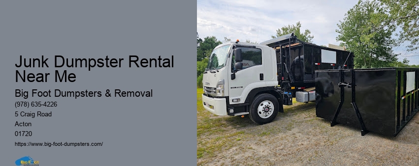 dumpster rental cost near me