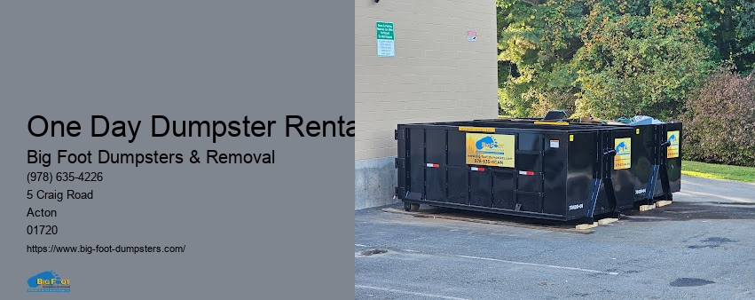 big dumpster rental near me