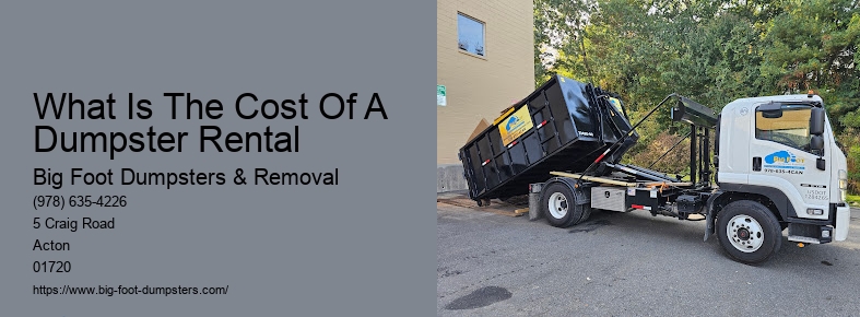 driveway dumpster rental