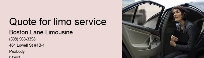 Boston Black Car Service