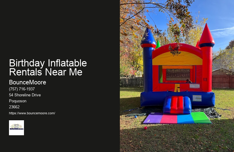 Backyard Inflatable Rentals