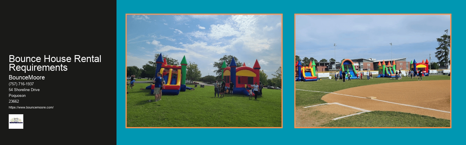 Bounce House Rental Requirements