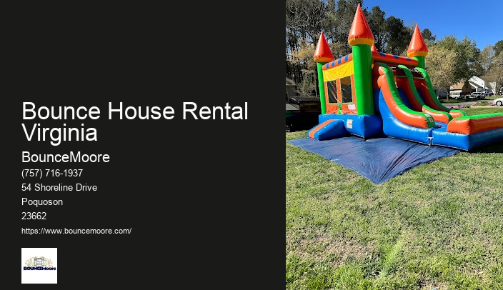 Bounce House Rental Rules